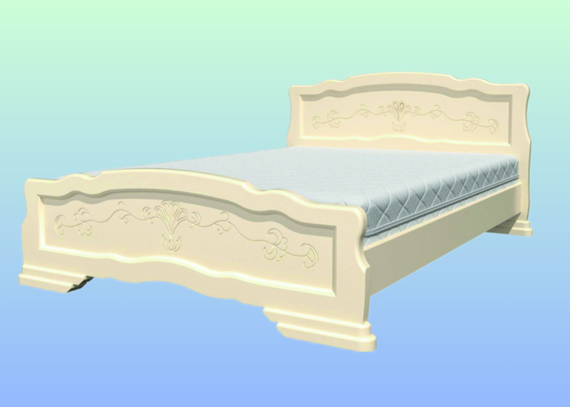Кровать Карина-6 1,8 Слоновая кость