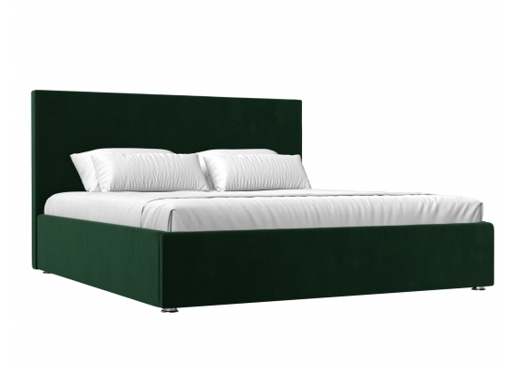 Интерьерная кровать Кариба 160 Велюр Зеленый