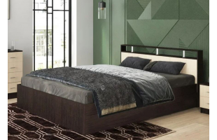 Кровать Арина 1,4м венге/сонома