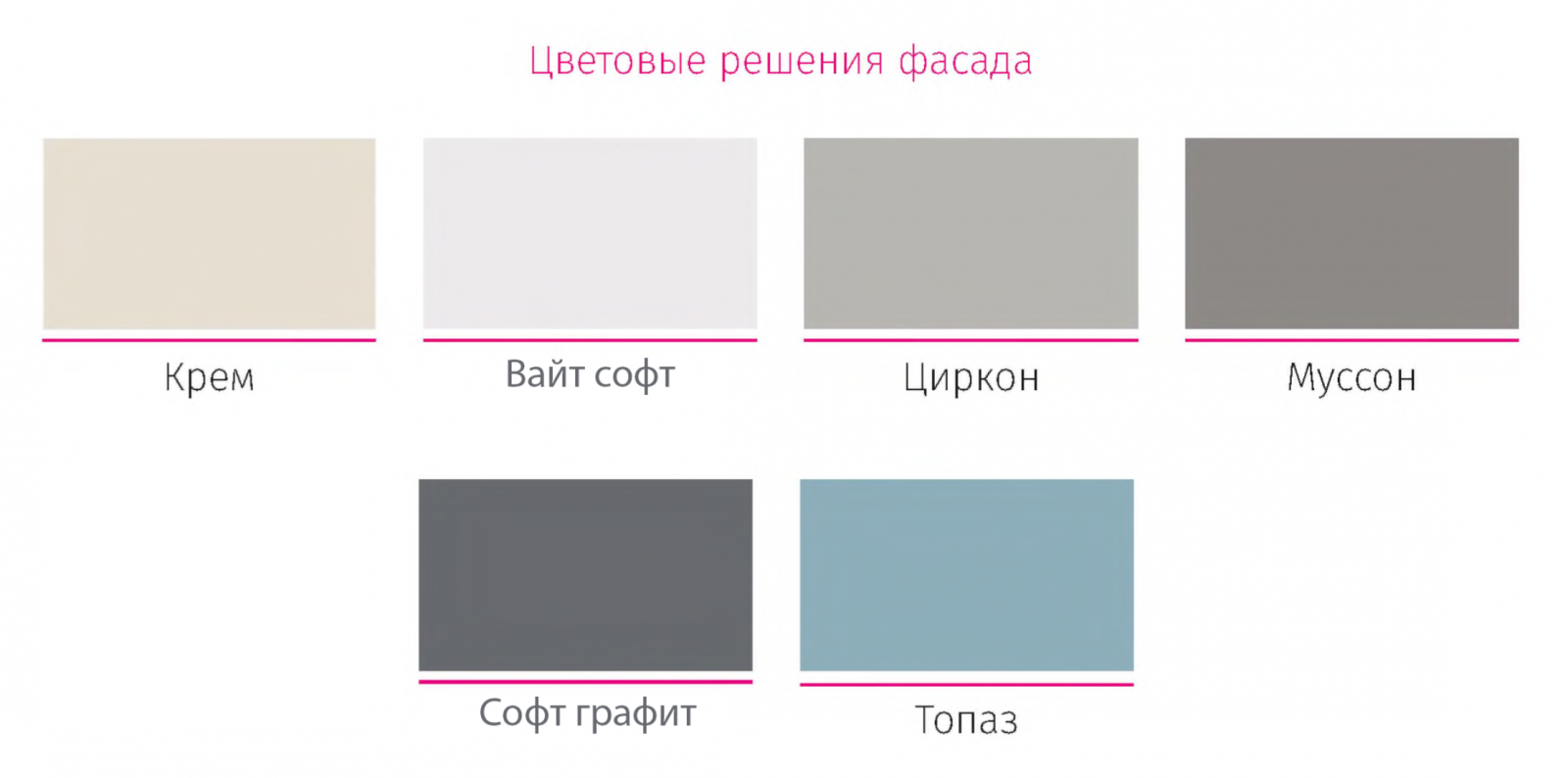 Варианты фасадов