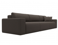 Диван прямой Лига-036 НПБ Классик Лонг Рогожка Амур 05 коричневый