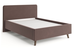 Кровать Ванесса 1,6м коричневый Столлайн