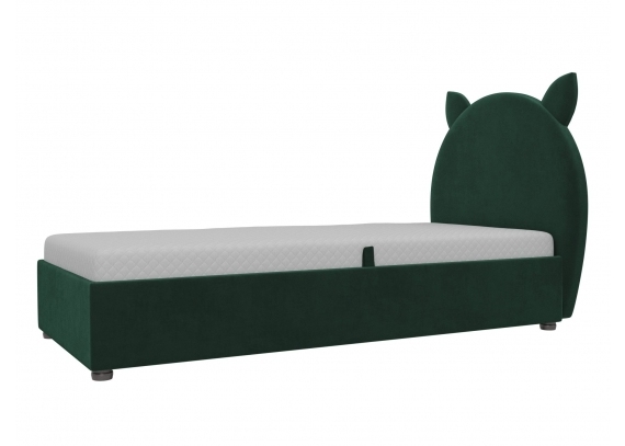 Детская кровать Бриони Велюр Зеленый