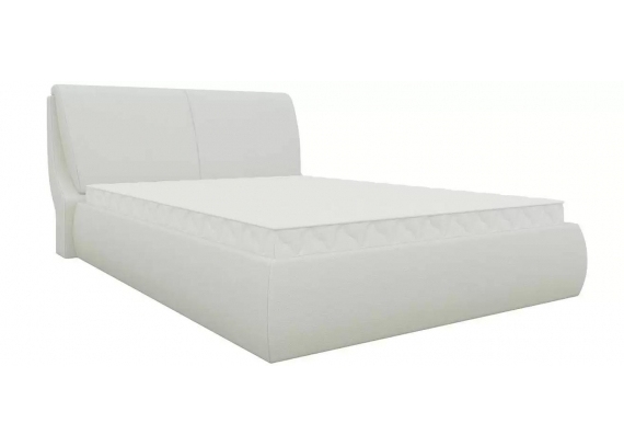 Интерьерная кровать Принцесса 160 Экокожа Белый