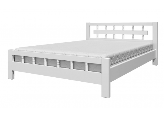Кровать Натали-5 1,4 Белый античный