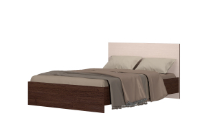 Кровать Эконом 1,4м венге/дуб белфорд