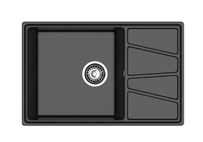 Мойка кухонная GRANFEST GF-V-780L черный