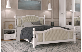 Кровать Жасмин 1600 Белый античный