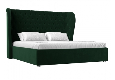 Интерьерная кровать Далия 180 Велюр Зеленый