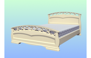 Кровать Грация-1 0,9 Слоновая кость