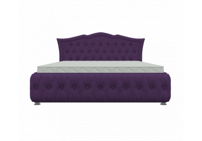 Интерьерная кровать Герда 200 Микровельвет Фиолетовый