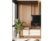 Тумба под ТВ Рейн ТВ-01 Кашемир/Дуб крафт табачный