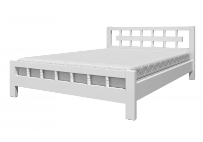 Кровать Натали-5 1,2 Белый античный