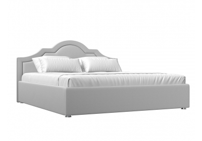 Интерьерная кровать Афина 200 Экокожа Белый