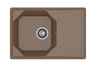 Мойка кухонная GRANFEST GF-U-740L терракот
