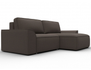 Диван угловой Лига-048 НПБ Рогожка Амур 05 коричневый