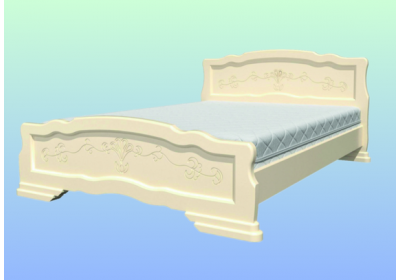 Кровать Карина-6 0,9 Слоновая кость
