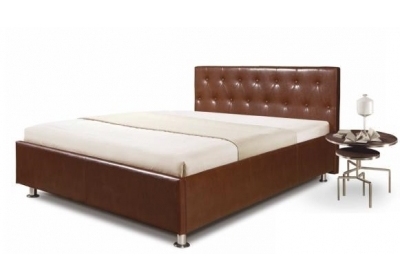 Кровать Софи 3 1600 коричневая с подъемным механизмом