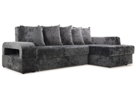 Угловой диван Марго 1 (28) УП серый