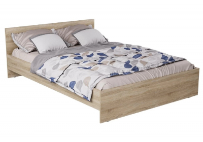 Кровать Лайт 140 дуб сонома КР-004