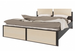 Кровать Элиза 1,6м венге/дуб молочный СТЛ.138.13 без спального осн.