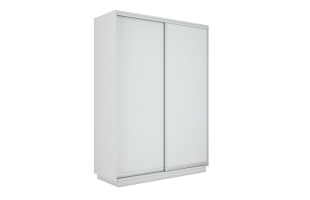 Шкаф-купе Экспресс-2 1200х2400х600 Белый снег (ДСП/ДСП)