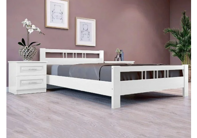 Кровать Вероника-3 0,9 Белый античный