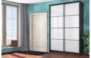 Шкаф-купе Байкал-2 СТЛ.268.11 дуб феррара/белый глянец