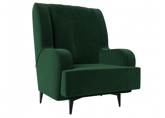 Кресло Неаполь Велюр Зеленый