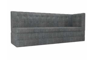 Кухонный диван Бриз с углом Рогожка Серый