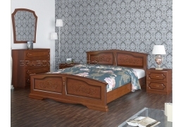 Кровать Елена 1,6 орех