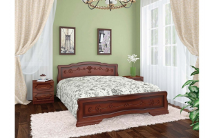 Кровать Карина-6 Тахта 1,8 Орех