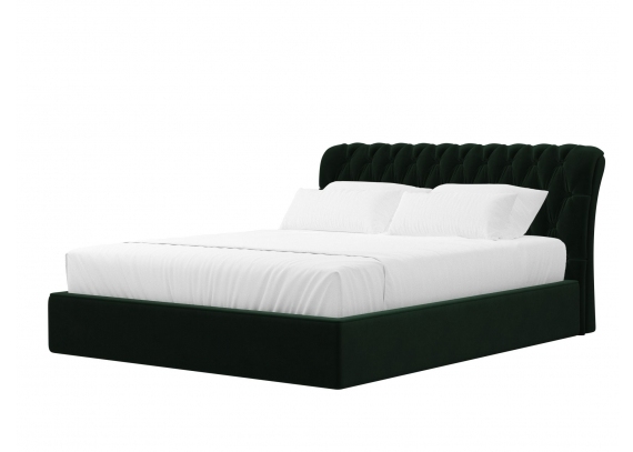 Интерьерная кровать Сицилия 160 Велюр Зеленый