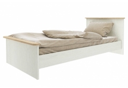Кровать Тифани 0,9м дуб небраска/белая сосна СТЛ.305.04