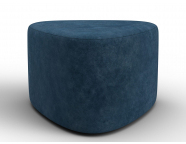 Пуф 004 Велюр BRUT 11 синий