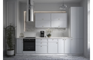 Модульная кухня Беверли Роял 3200 French Gray МДФ прямая