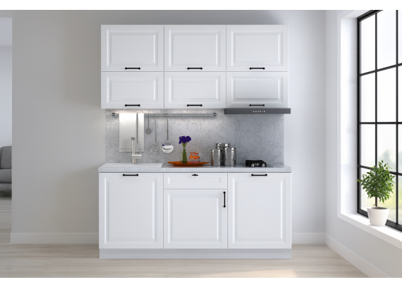 Модульная кухня Ницца Royal 1,8м Blanco