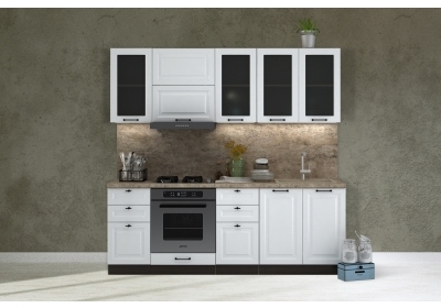Модульная кухня Ницца Royal 2,2м Blanco