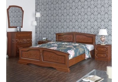 Кровать Елена 1,8 орех