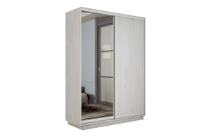 Шкаф-купе Экспресс-2 Хит 1200х2200х600 Ясень анкор светлый (ДСП/зеркало)