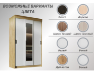 Шкаф-купе Эко Дуб вотан/Белый