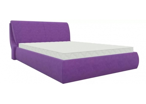 Интерьерная кровать Принцесса 160 Микровельвет Фиолетовый