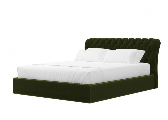 Интерьерная кровать Сицилия 160 Микровельвет Зеленый