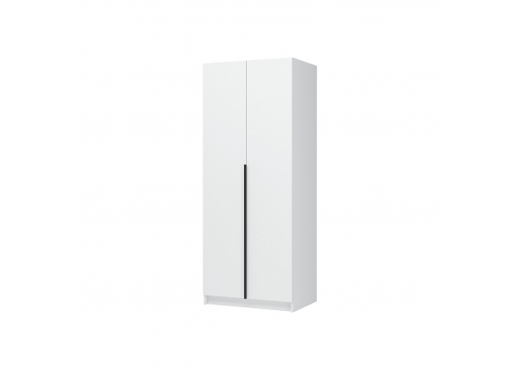 Шкаф 2-створчатый Лион 800 Белый