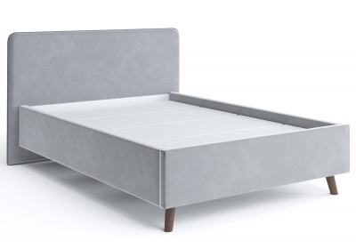 Кровать Ванесса 1,4м светло-серый Столлайн