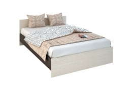 Кровать Бася 1,4м венге/дуб белфорд КР-557