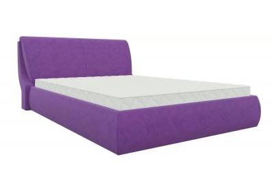 Интерьерная кровать Принцесса 160 Микровельвет Фиолетовый
