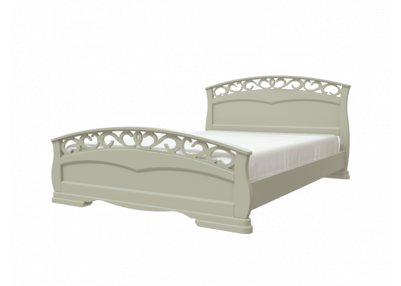 Кровать Грация-1 1,6м Фисташка
