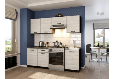 Готовая кухня Мальва 2,1м Сосна лоредо (с газовкой)