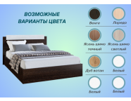 Кровать Эко 1,6м Венге/Лоредо